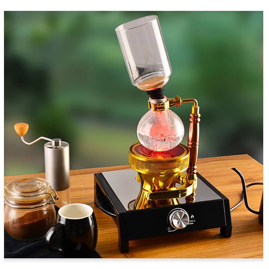 Amazon | 電気サイフォン コーヒー ヒーター、400Wポータブル