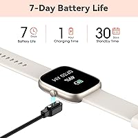 Vista 7 de Reloj inteligente para mujeres y hombres, pantalla táctil HD de 1.83 pulgadas, IP68, impermeable, rastreador de actividad física con llamadas