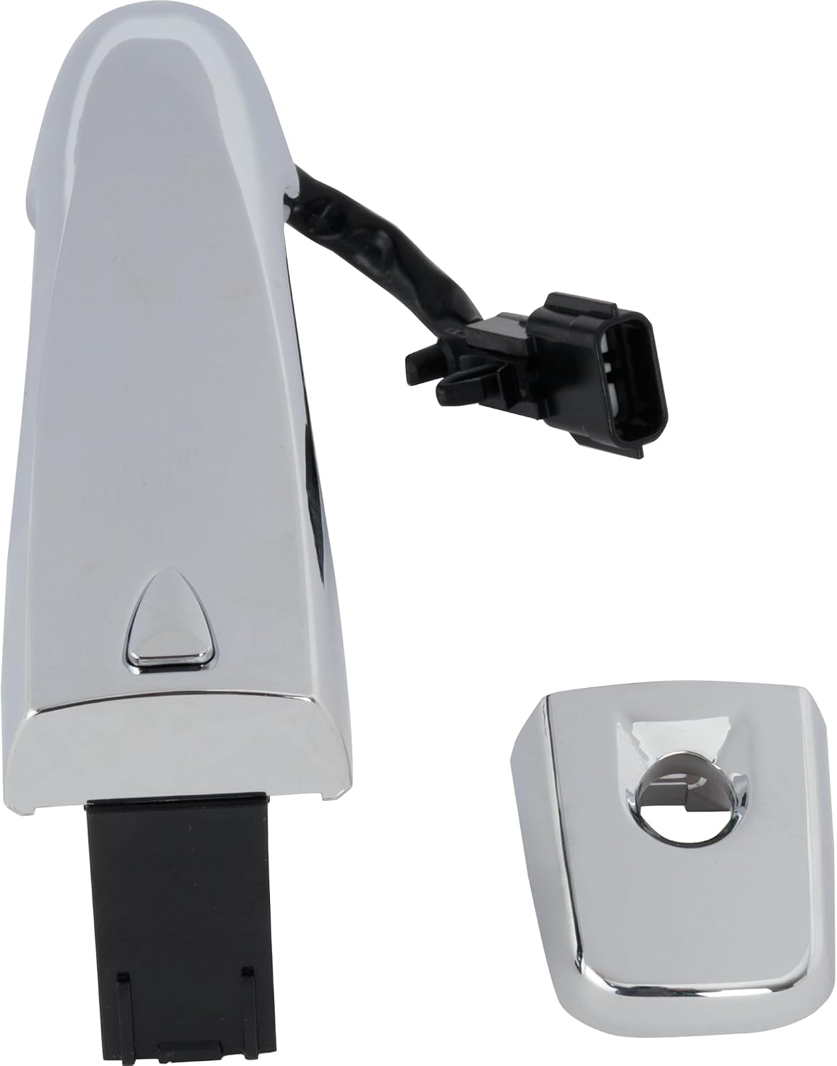 Garage-Pro Exterior Door Handle Compatible with Nissan Rogue 2017-2020, Murano 2015-2023 For Models With Smart Entry System Chrome With Key Hole Front, Driver Side