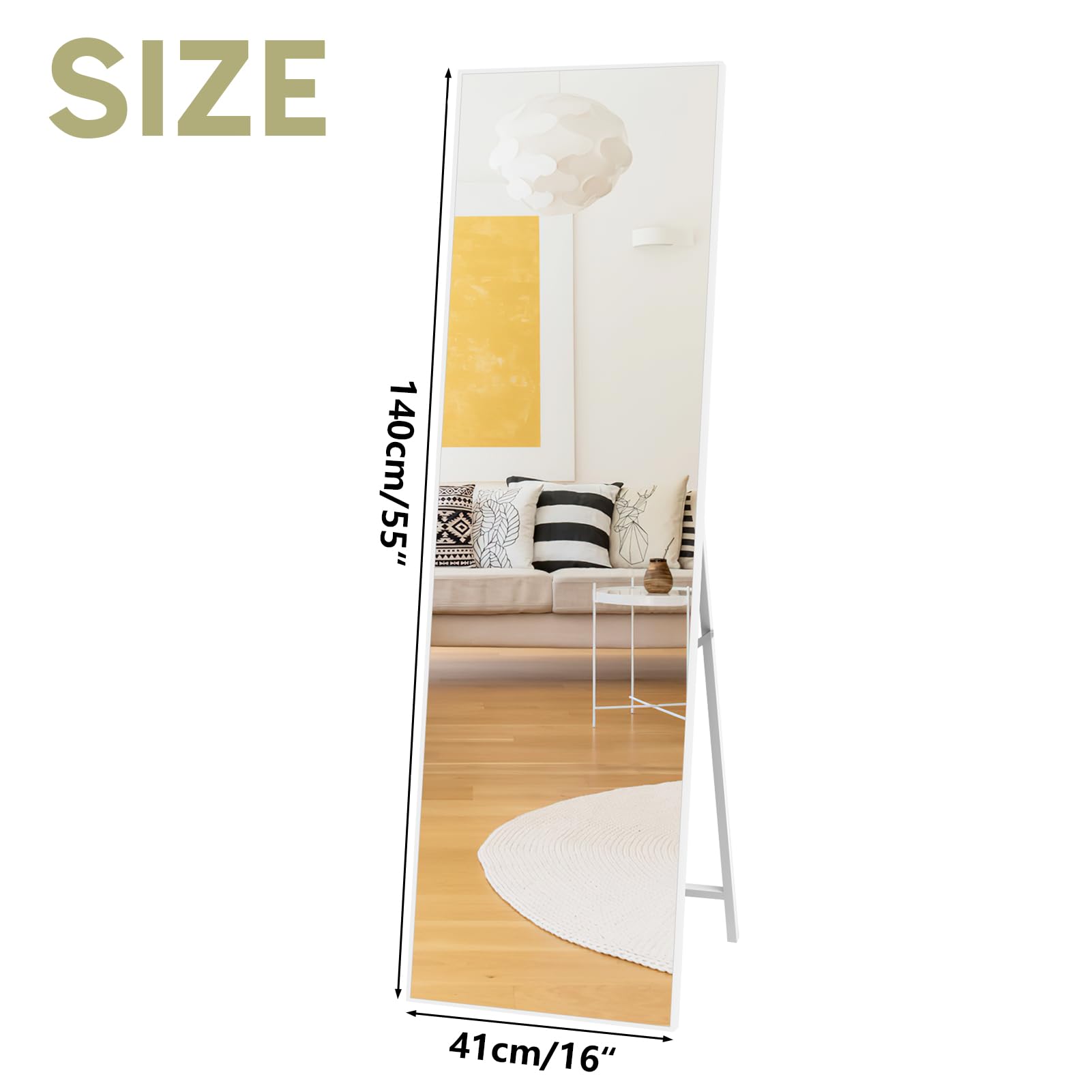 （株）吉桂　stand mirror  b3600wn 株）吉桂 stand mirror b3600wn