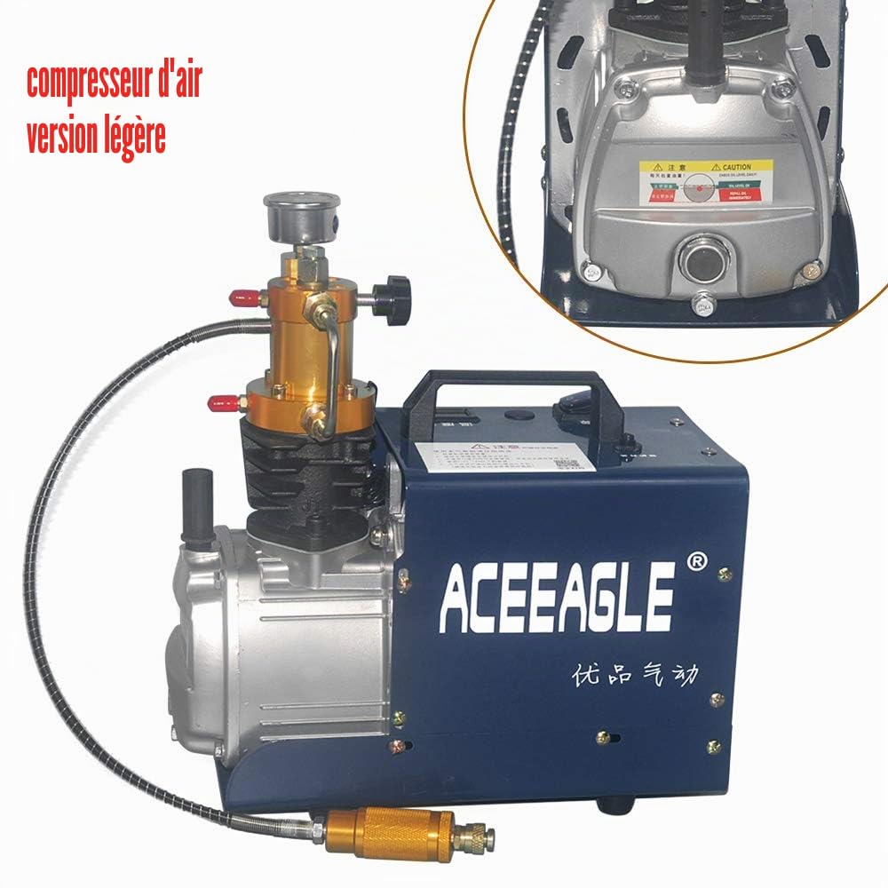 Pompe à air haute pression 220 V 300 bar 30 MPA 4500 PSI Compresseur PCP Airgun Scuba