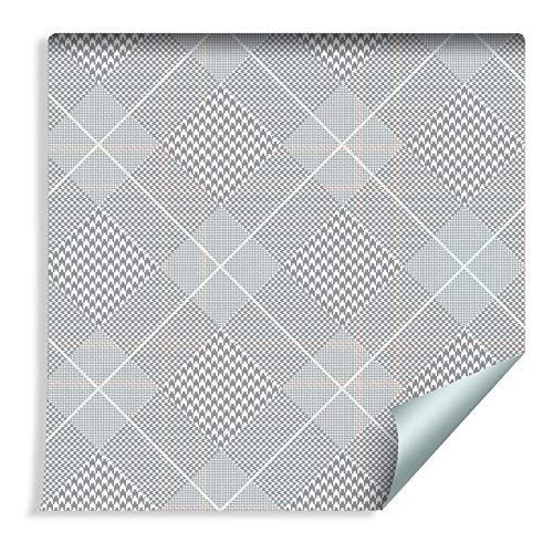 Wallepic Tapete 10m Vlies Tapete Schottisch Karo Minimalismus Vliestapete 1000x53cm Wand Tapete Wohnzimmer Schlafzimmer Moderne Wanddeko Wand Dekoration