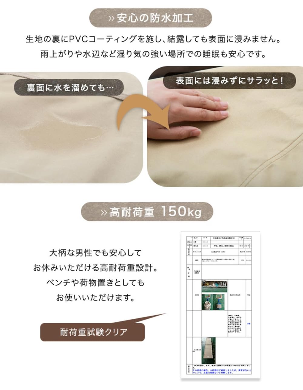 Amazon.co.jp: ENDLESS-BASE コット キャンプ 200×70 耐荷重150kg