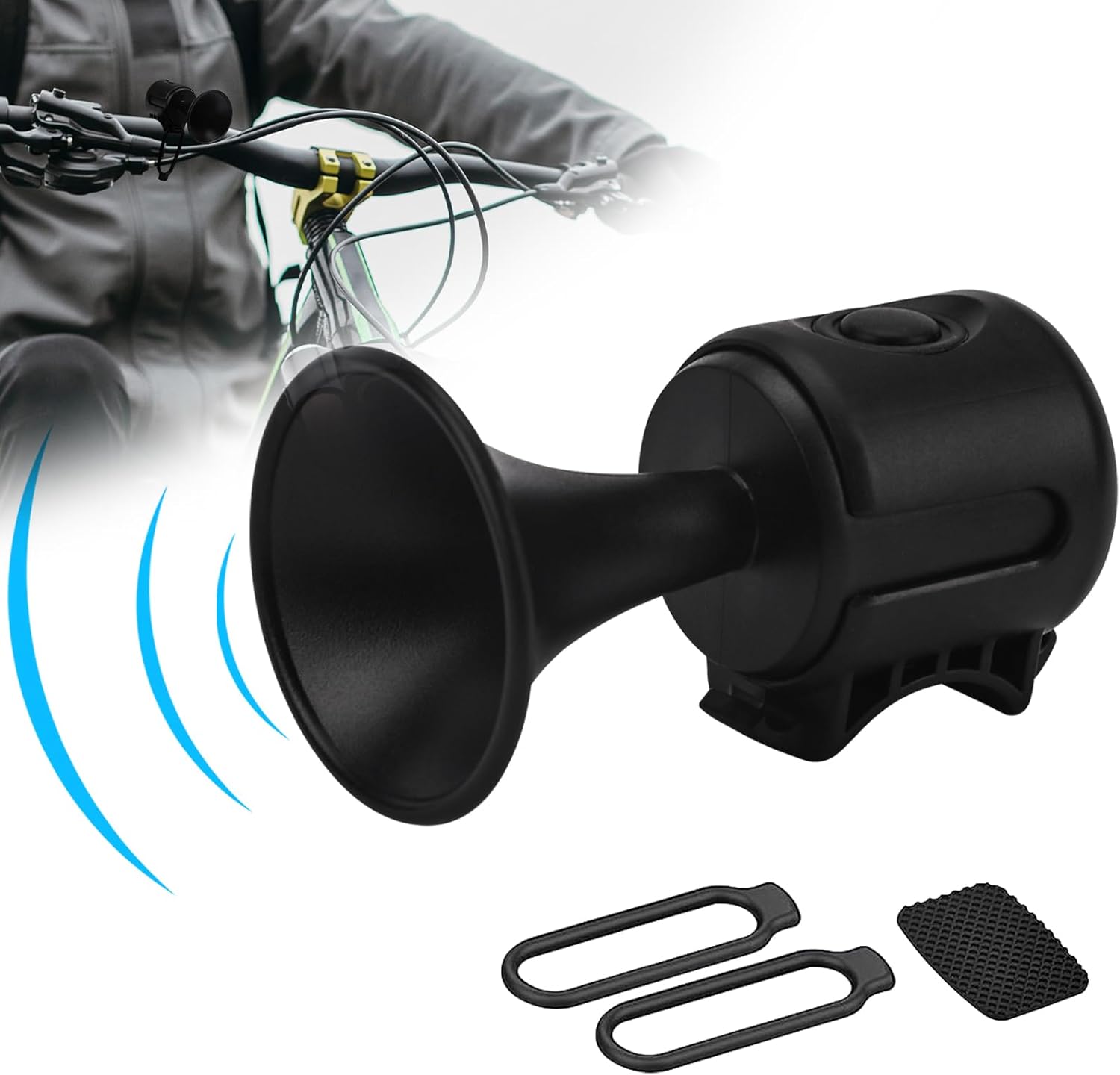 KAWISH Electric Bike Horn,120dB Bicycle Bells IPX4