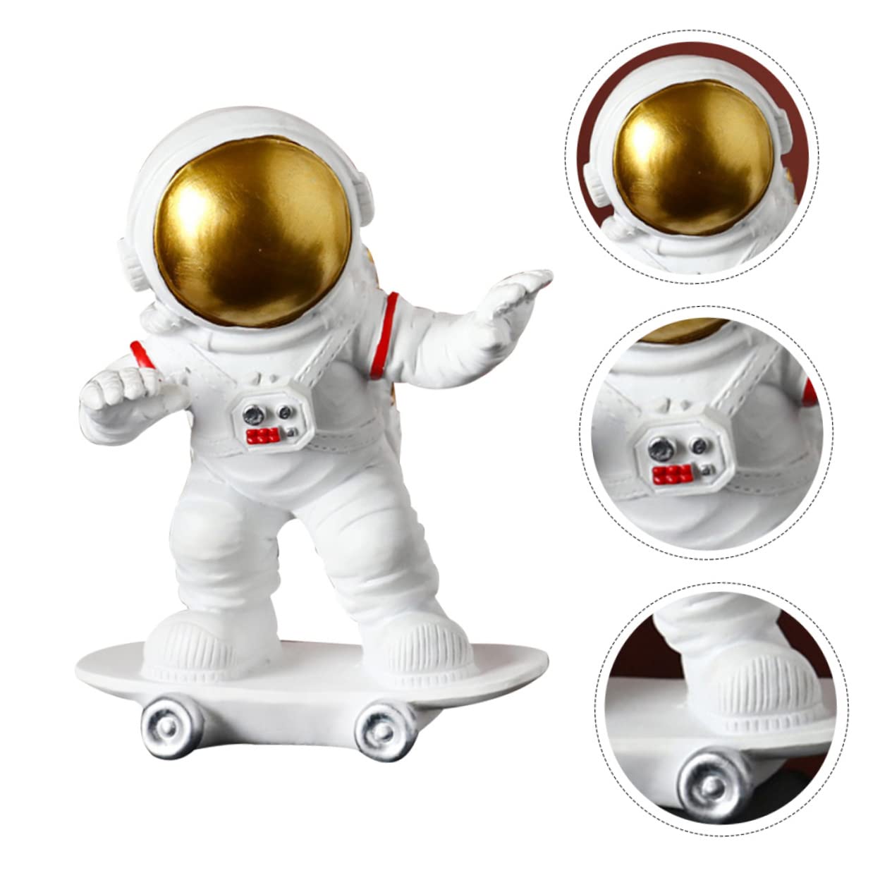 Figuritas De Astronauta para Decoración del Hogar Adorable Adorno Espacial Hecho Mano para Habitaciones Infantiles y Colecciones Personales