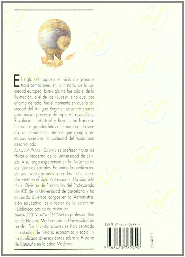La Europa del siglo XVIII (Historia - Biblioteca Básica De Historia - Serie «General»)