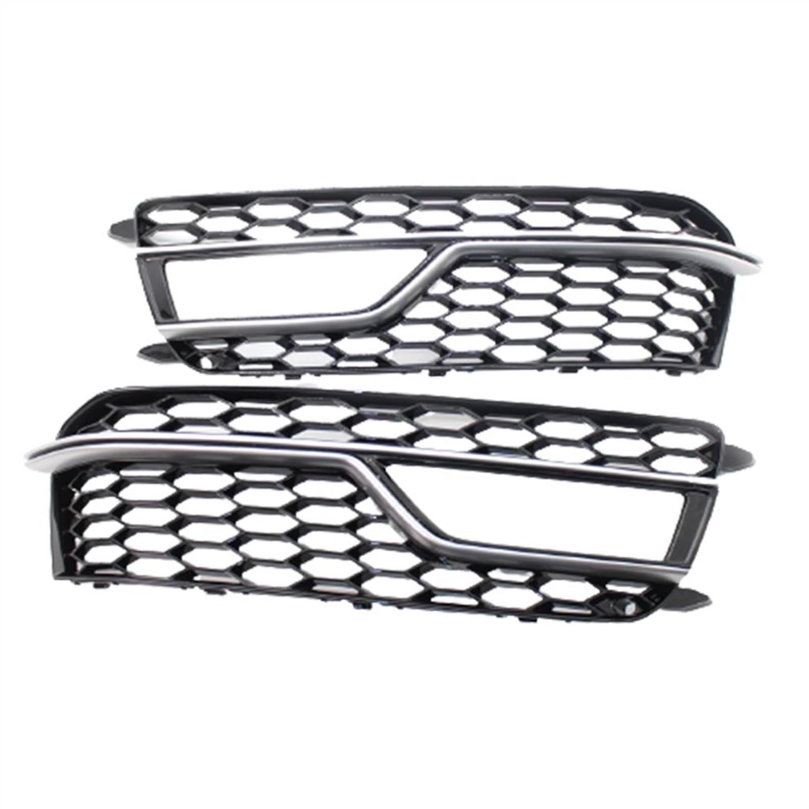 Parrillas de luz antiniebla para S5 y A5 SLine 2013-2016 con moldura cromada exterior 5