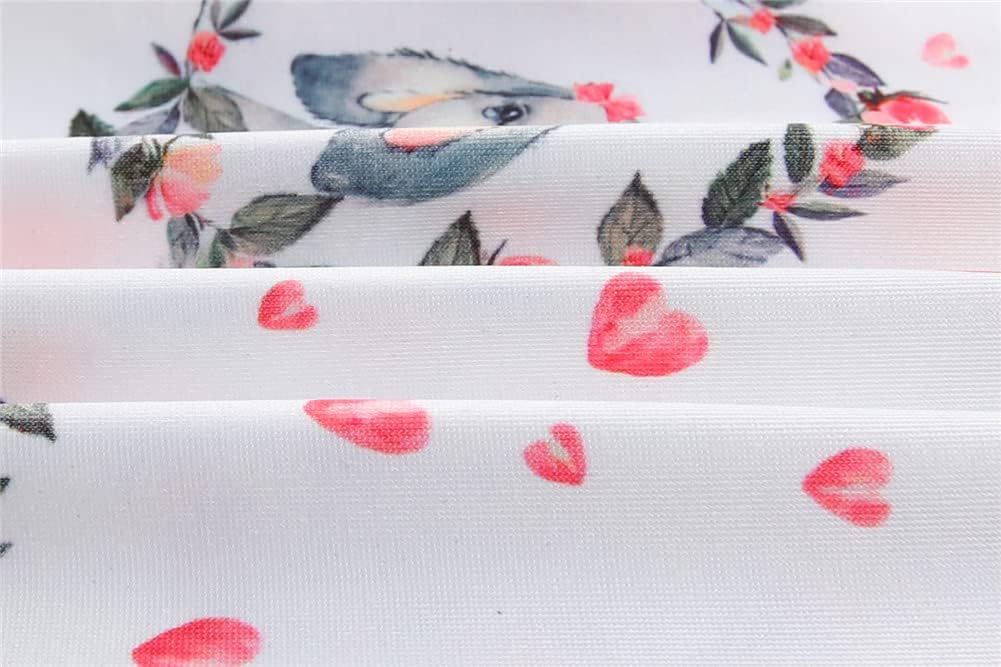 Mud Kingdom Little Big Girls Leggings Cute Printing Polyester Stretchy Fashion Spring Summer - Image 7