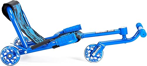 Miniatura 10 de VEVOR Patinete para montar, capacidad de carga de 132 libras, oscilación de lado a lado para un paseo increíble, alimentado por movimiento en