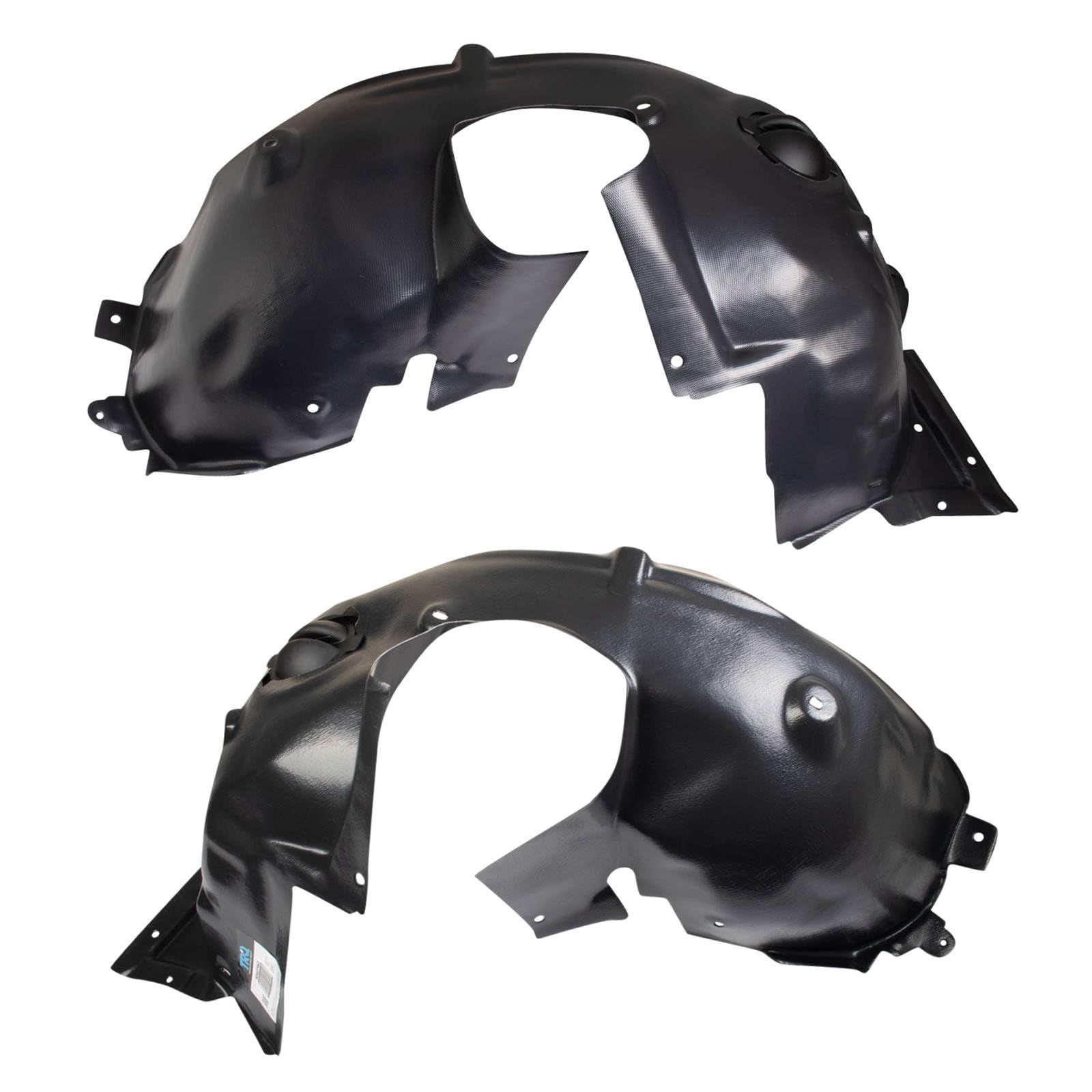 TRQ Front Inner Fender Liner Set | For 2007-2015 Mini Cooper MC1248102 MC1249102