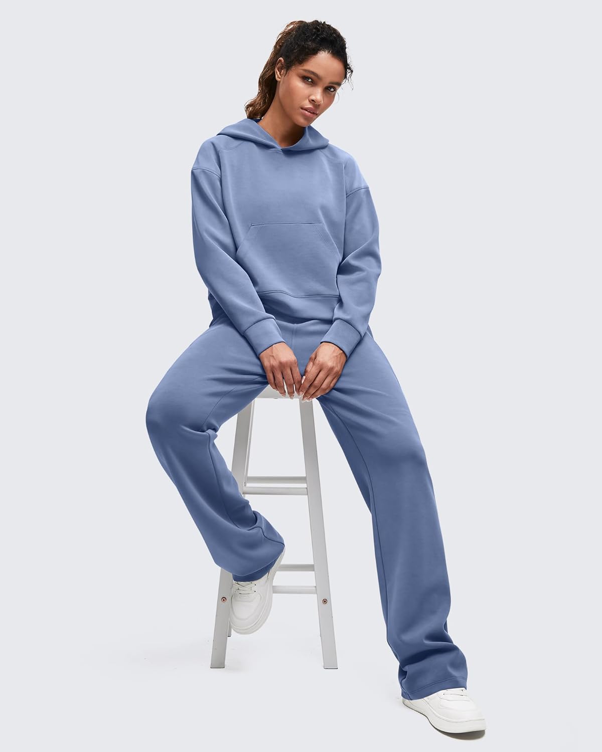 G4Free Smoofit Modal Soft Women's Fashion Hoodies Casual Pullover Long Sleeve Sweatshirts with Kangaroo Pocket - Image 5