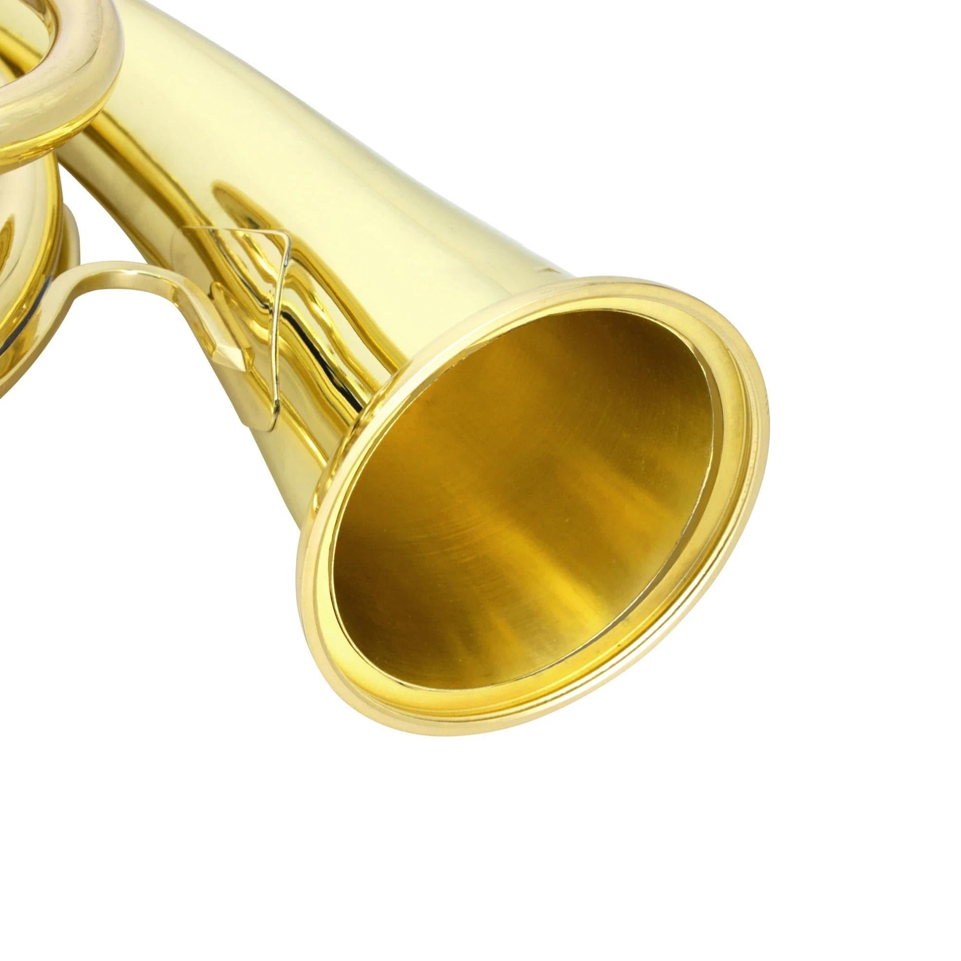débutants cor français Cor Français Bb Corps En Laiton 3 Clés Cors Français Avec Étui Professionnel B Plat Doré Fendu Cor Français