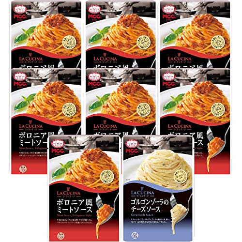 MCC パスタソース ミートソース7個&ゴルゴンゾーラ1個 2種アソート