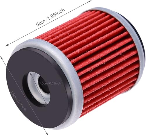 Miniatura 3 de Vkinman Filtro de aceite de repuesto para Yamaha YFZ450 YFZ450R YFZ450W YFZ450X YZ250F YZ450F WR250F (paquete de 10)