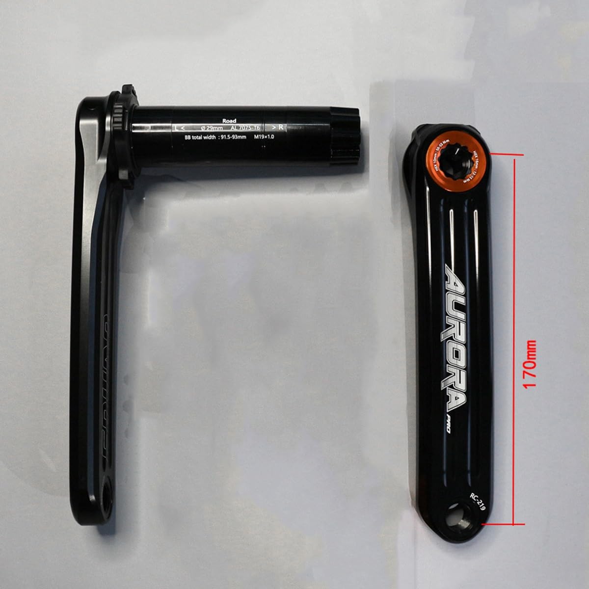 Zintegrowany korby GXP do roweru szosowego, 170 mm, podwójna taca 48-32 zęby, 50-34 zęby, 52-36 zębów, stop CNC