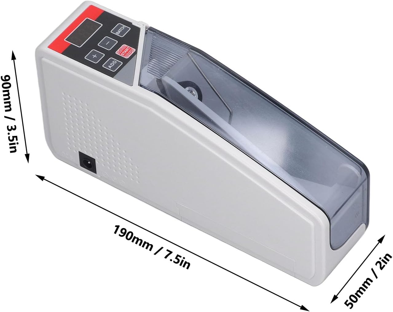 Portable Money Counter Machine Mini Bill Counter Cash Machine Counter Bills Counting Machine - Image 4