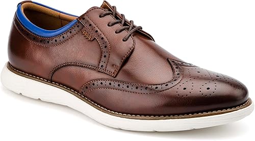 Meijiana Zapatos Oxford para hombre - Zapatos de negocios casuales ligeros de moda