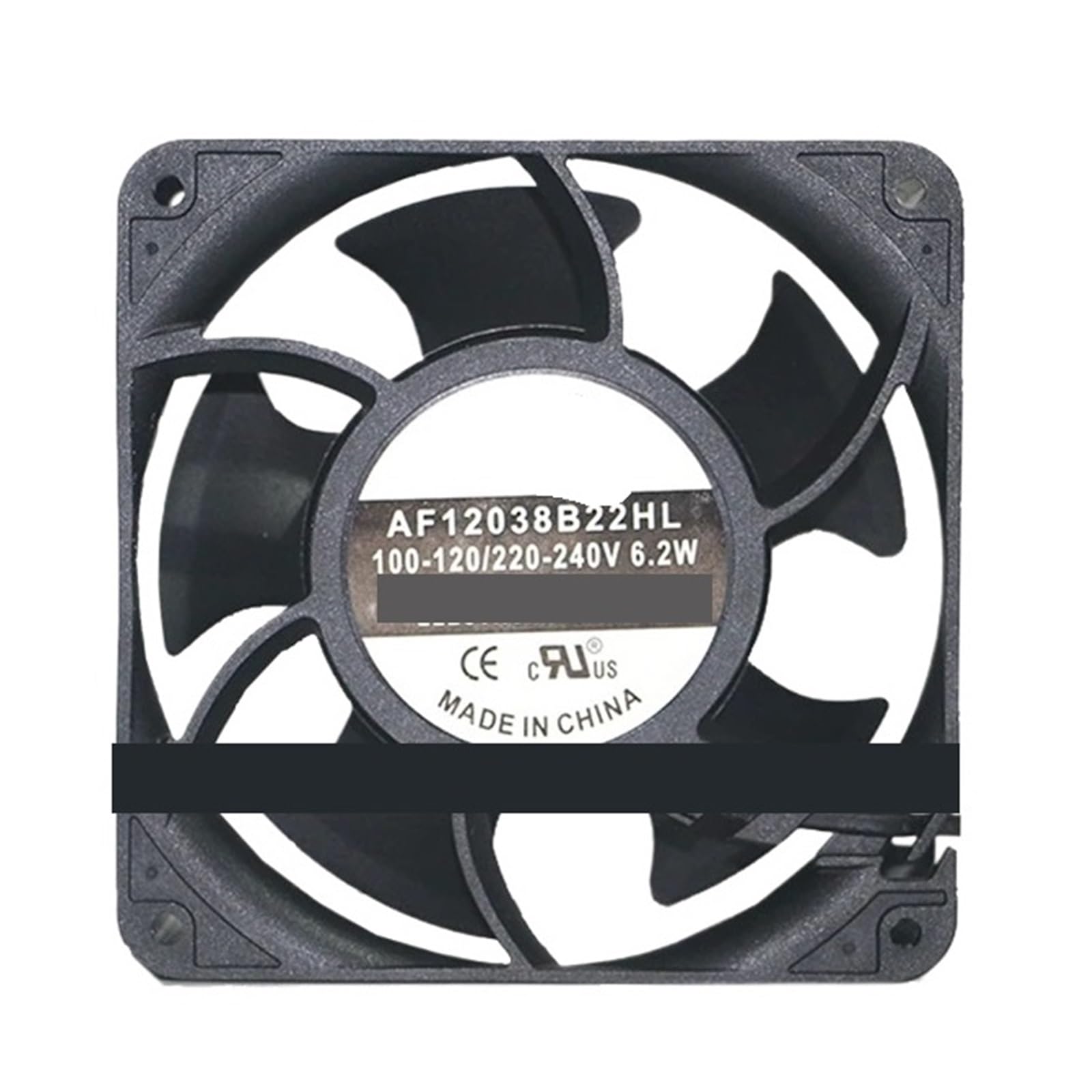 UITGVDQAT AF12038B22HL AC 240V 9.5W 120x120x38mm 2-Wire Server Cooling Fan