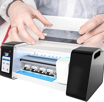 Mobile Phone Screen Protector Multifunctional Machine Cutting for Smartphones, Mobile Phone Film Cutting Machine, Intelligent Screen Protector Film Cutter with Touch Screen