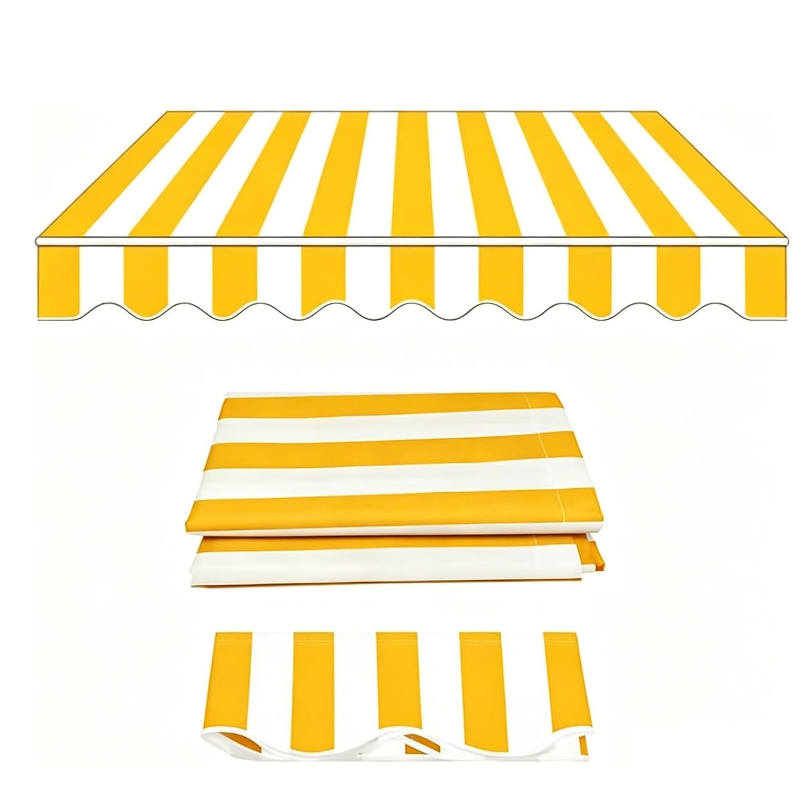 Lona de toldo de patio para reemplazo en jardin tela resistente UV