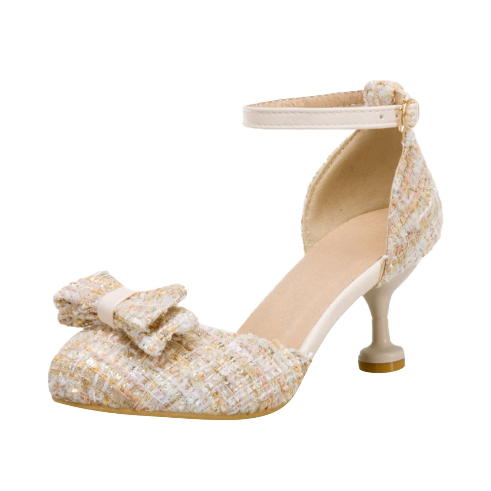 Générique Chaussure Princesse Fille Talon Enfant Fille Cosplay Chaussures Paillettes Chaussure Deguisement Princesse à Talon pour Mariages et Fêtes Générique Chaussure Princesse Fille Talon Enfant Fille Cosplay Chaussures Paillettes Chaussure Deguisement Princesse à Talon pour Mariages et Fêtes