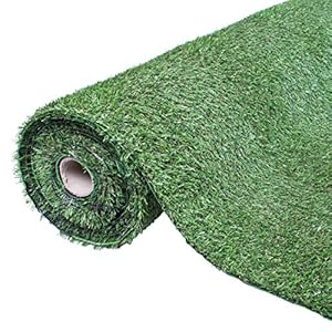 GardenKraft 26070 4m x 1m 15mm Stapel Hoog Kunstmatig Gras/Lichtgroen Astro Gras/Hoog – dichtheid Nep Gras