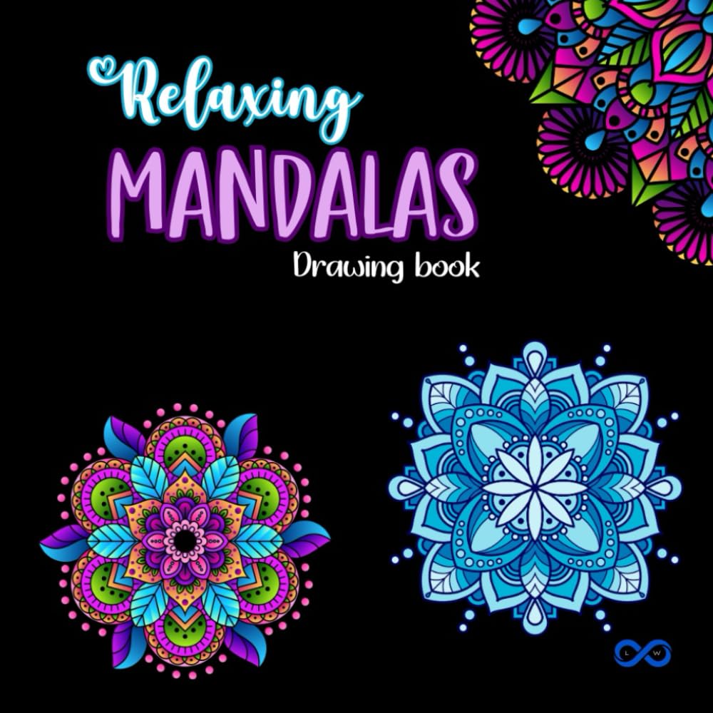 Mindful Mandalas Coloring Book for Adults: 30 Relaxing and Stress Relief Mandala Designs | Bold and Easy Patterns | 8.5 x 8.5 Square Format