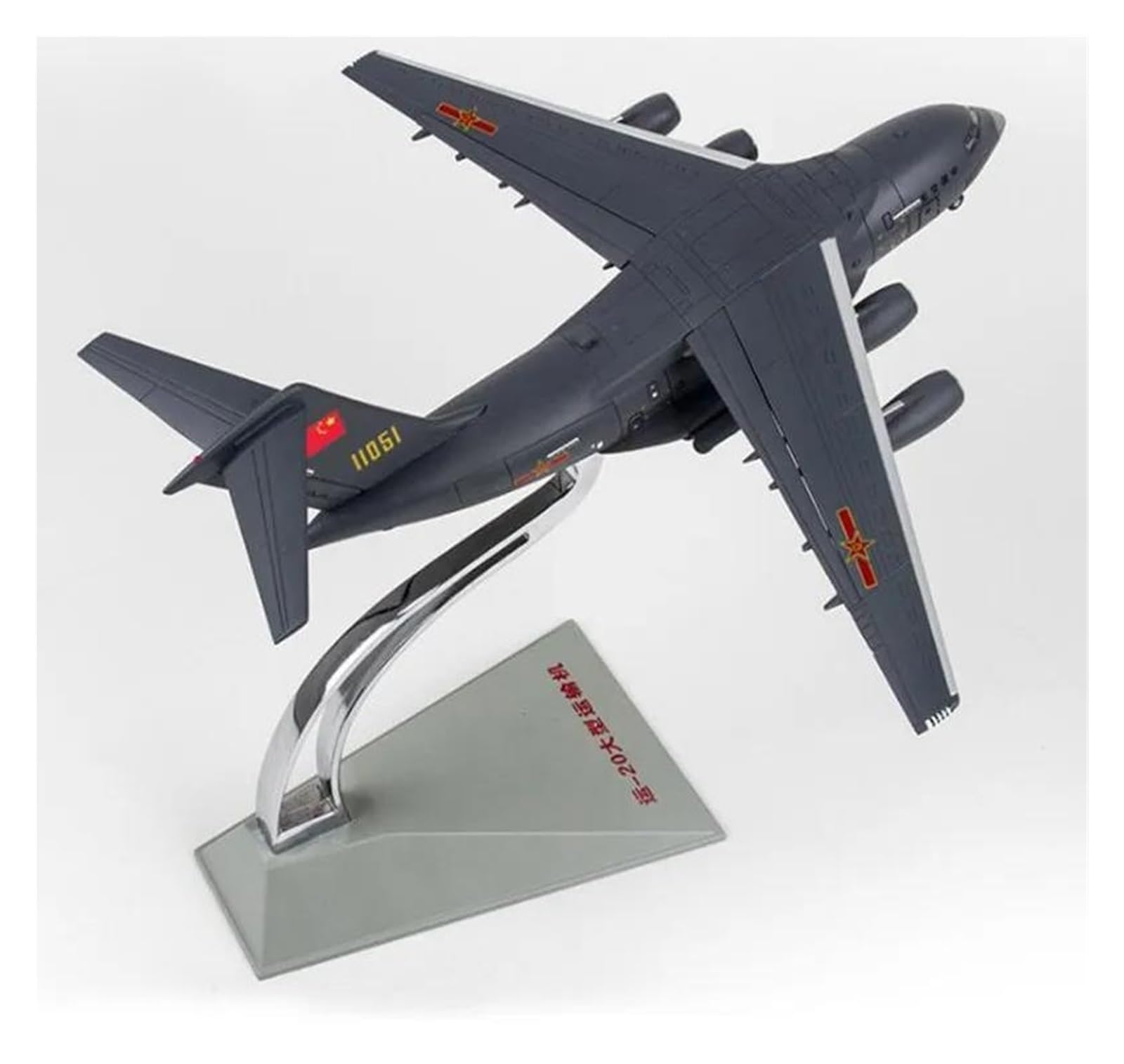 Modelo de avión IL-76 réplica de colección militar con acabados de alta fidelidad 1/144