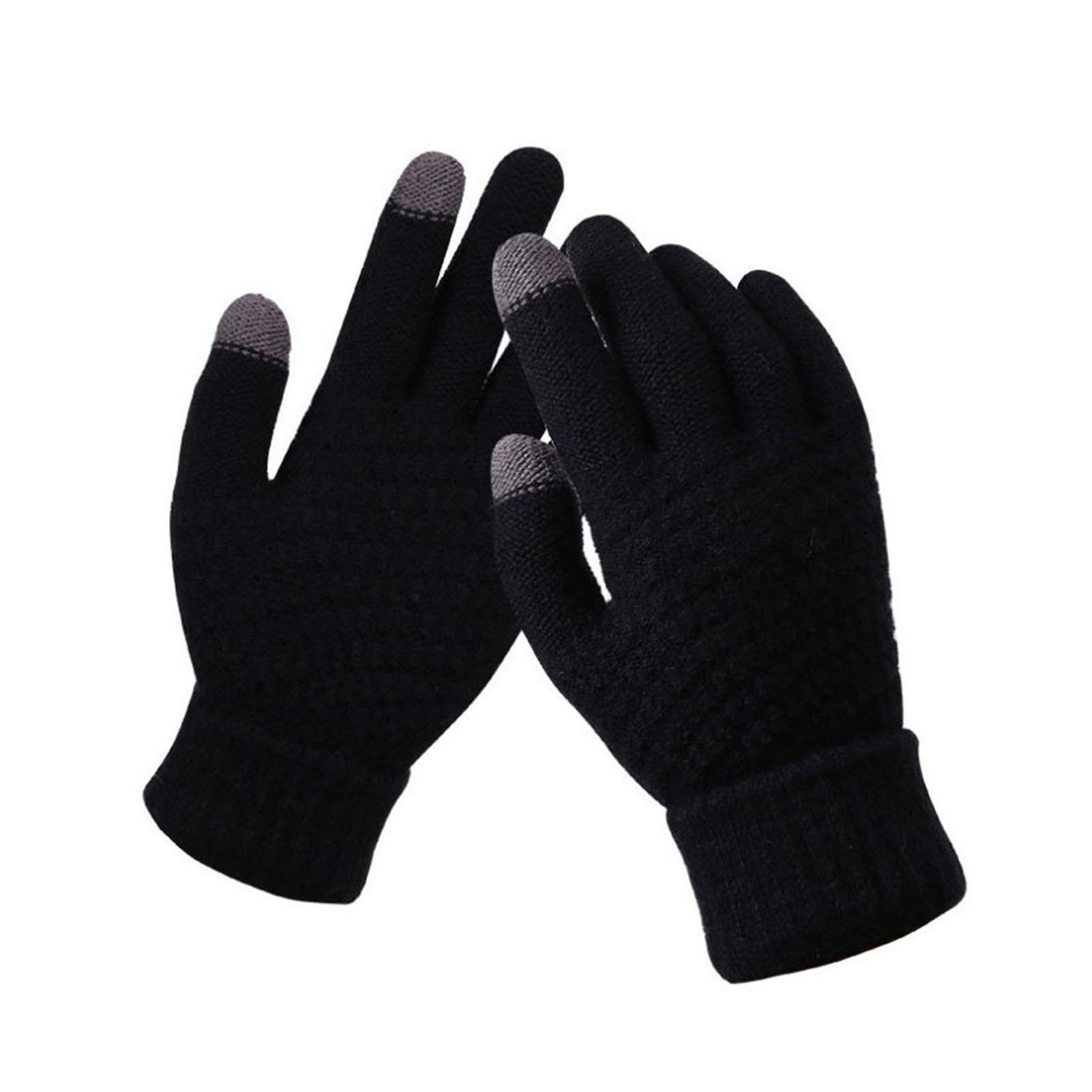 EseresWarm Gloves for Women and Men Fleece Lined Knit Mittens