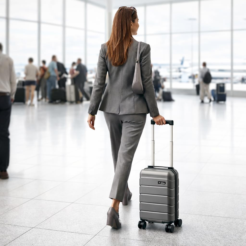 T-LOVENDO.ES Maleta de Viaje Cabina 40x25x20cm (20L) Upfly Underseat 16 XXS con Ruedas Desmontables. Maleta Cabina Ideal como Equipaje de Mano para Ryanair, Vueling o Easyjet, pequeña — view 2