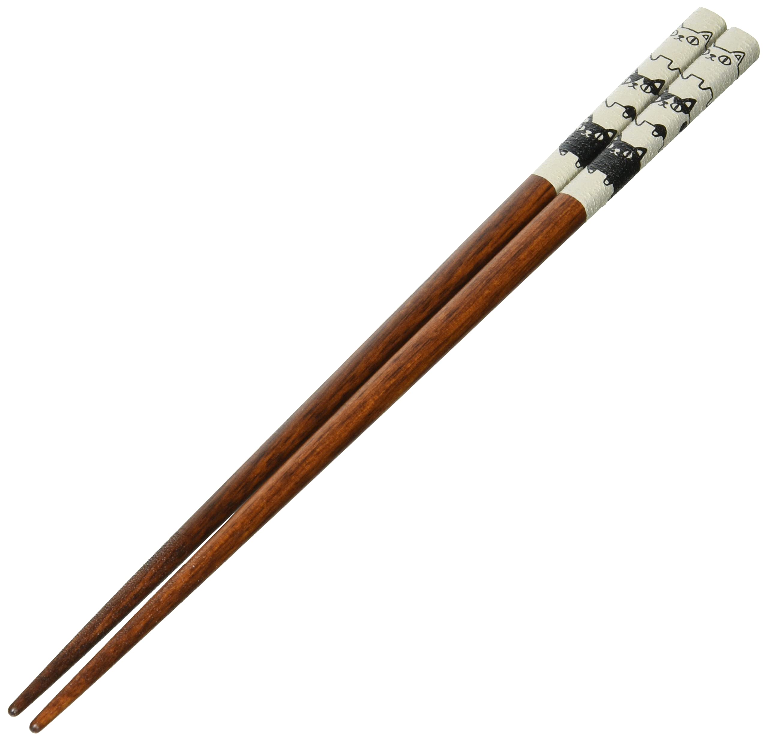 Amazon｜セラミック藍 猫箸 グレー サイズ：約23cm 70456