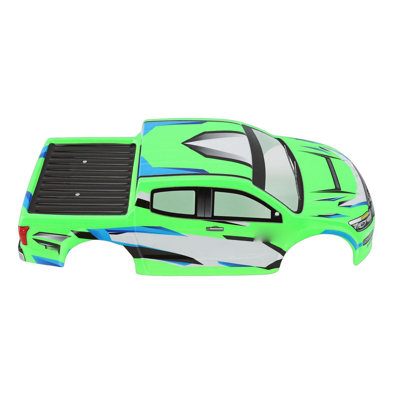 RC Car Body, PVC Replacement for 1/10 Scale On Road RC Vehicles with 26cm Wheelbase Green