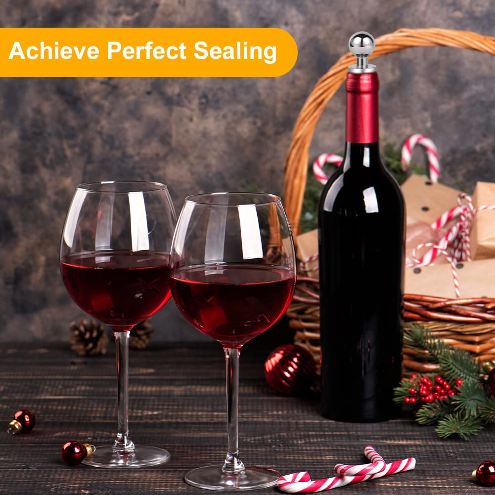 Tappi Per Vino HOTUT - 3 Pezzi, Sottovuoto, Per Champagne E Vino, Mantengono La Freschezza - Foto 10
