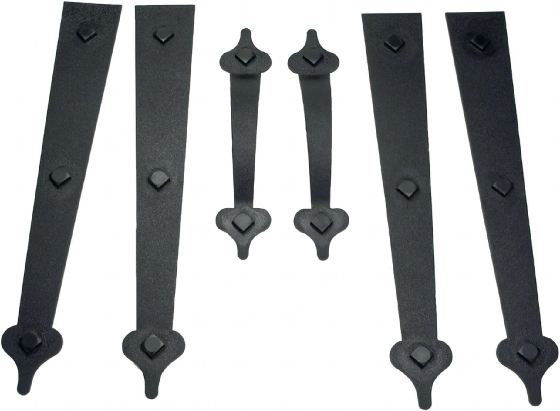 Household Essentials Garage Handle and Hinge Magnets – Decorative Magnetic Hardware Steel Doors, Easy Installation, Durable & Weatherproof, Set of 6