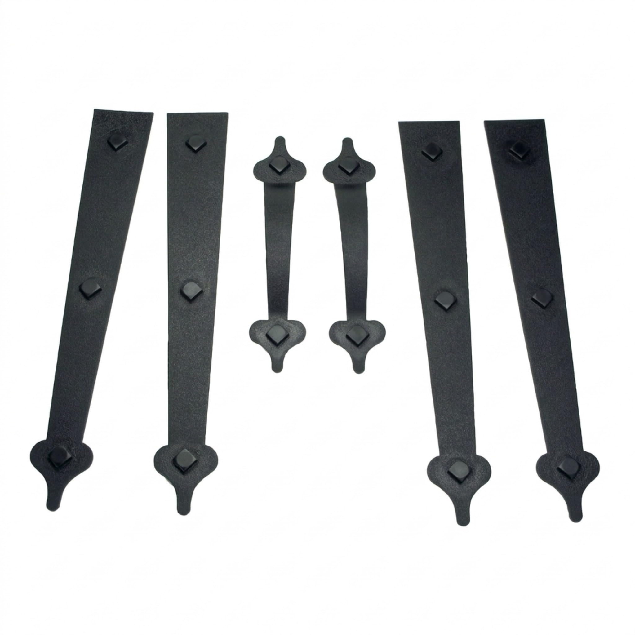Household Essentials Hinge It Magnetic Decorative Garage Door Accents, Black