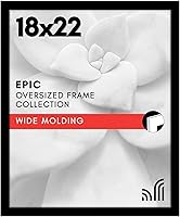 Vista 149 de Americanflat - Marco para cuadro de 16x20 con plexiglás pulido - Marcos anchos para cuadros fabricados en madera de ingeniería para exhibición