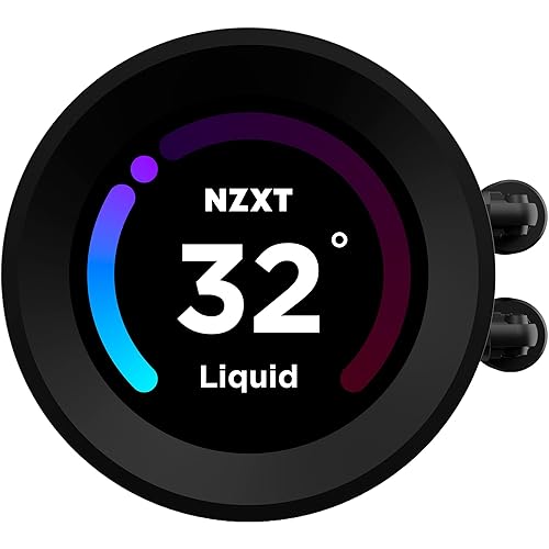 Miniatura 7 de Enfriador de agua NZXT Kraken Elite 280 RGB - 11.024 in con pantalla, controlador RGB y ventiladores RGB negro