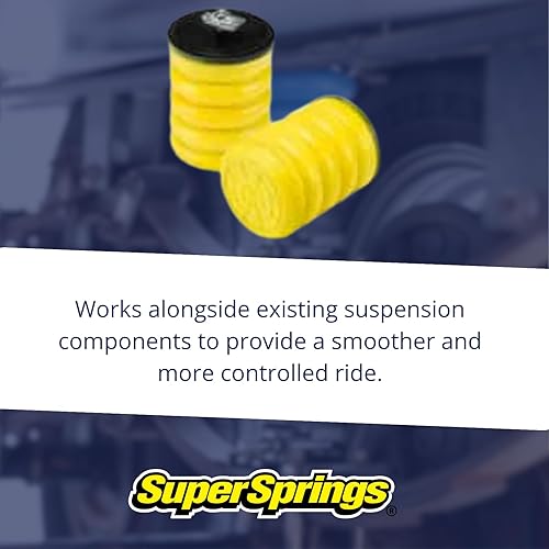 Miniatura 3 de SuperSprings SSR-205-54 | SumoSprings Trasero para Chevrolet Express 2500|3500, GMC Savana 2500|3500, amarillo