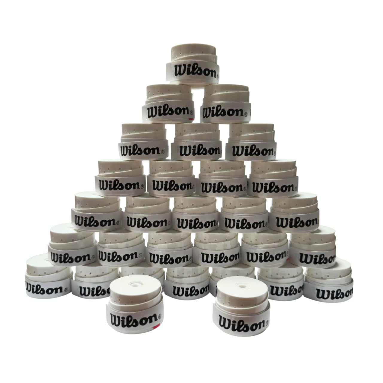 Pack 30 Overgrips Blancos Perforados Wilson Profile, Pack 30 Overgrips, 30 Unidades