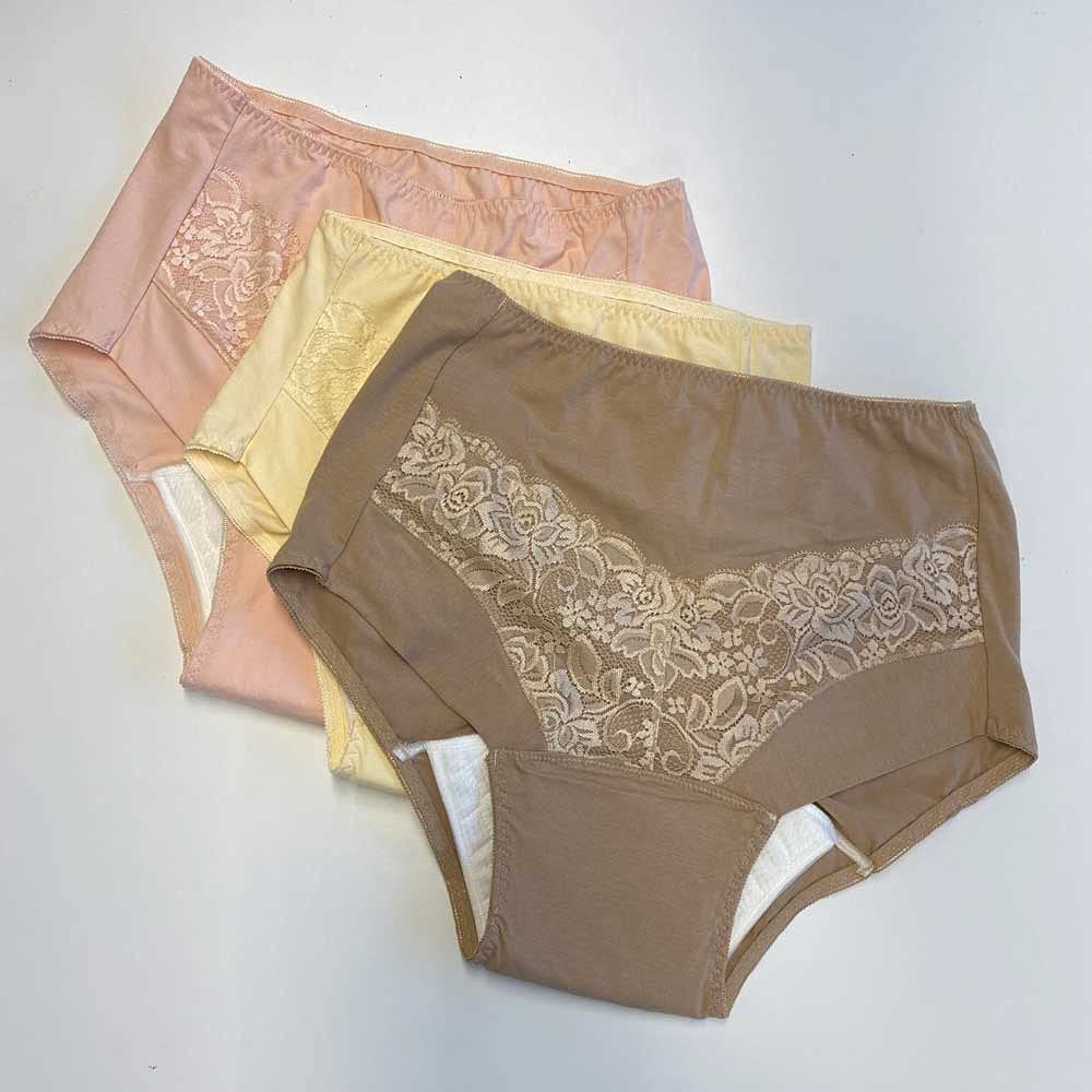 Easylife Lace Incontinence Briefs, Size Pack Of 3