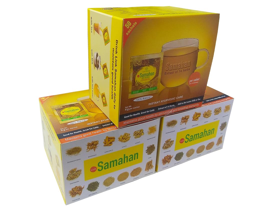 SAMAHANINSTANT AYURVEDIC CARE-EXTACT OF 14 HERBS (150 Sachets)