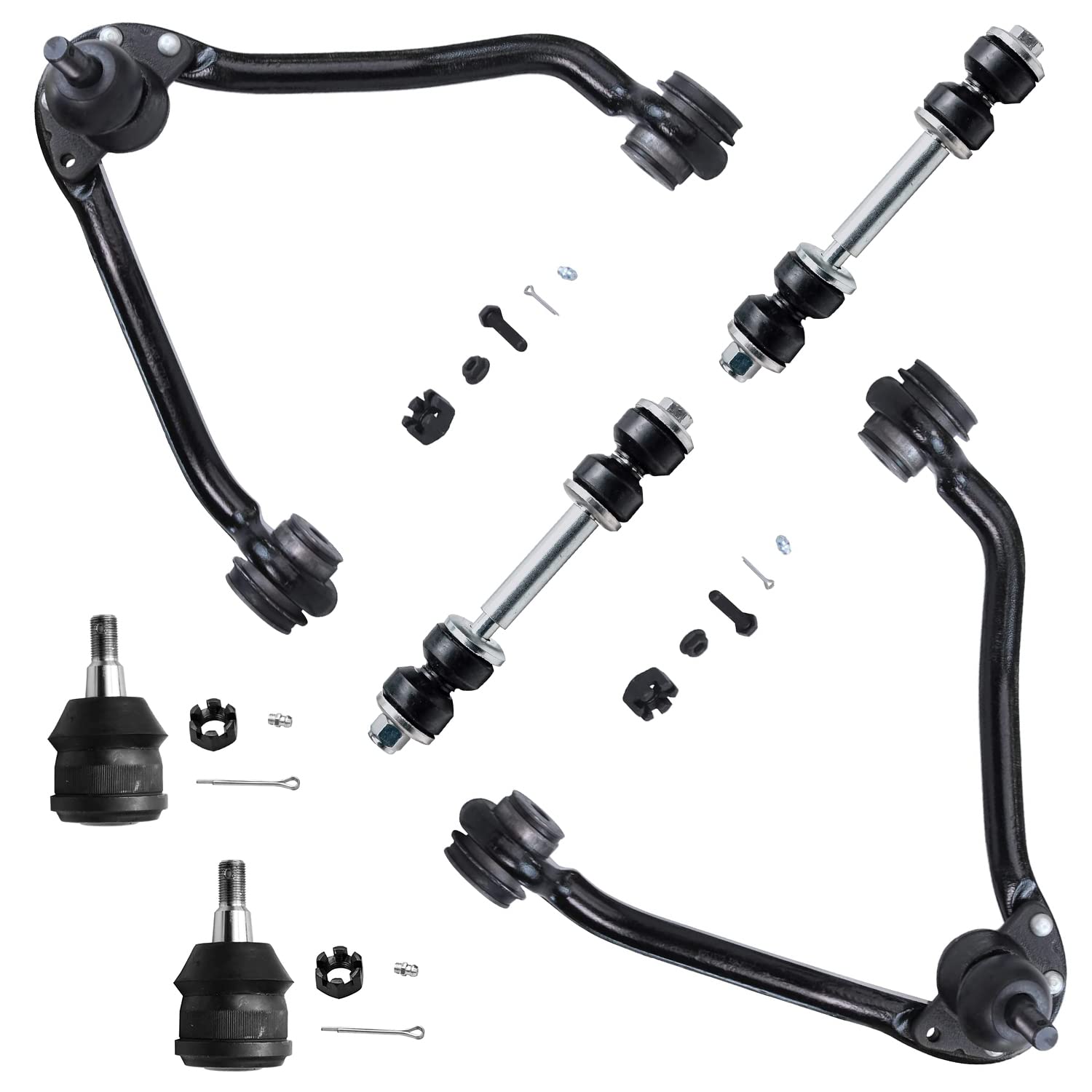 Detroit Axle - Front 6pc Control Arms Kit for GMC Chevy C1500