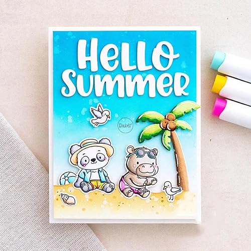 Vista 135 de DzIxY Troqueles de corte de metal con texto en inglés "I Love You" para hacer tarjetas, troquelados, troquelados, plantillas para máquina de álbumes