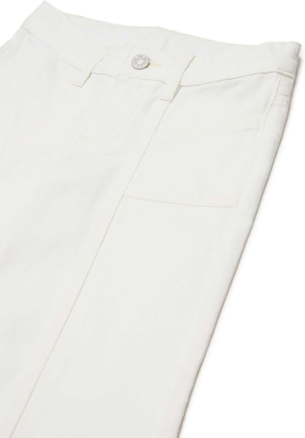 Diesel Girls' White Flare Jeans - D-pam