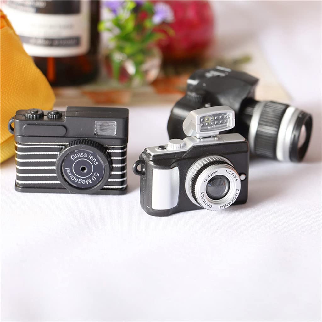 QIIIMSLSS 1/12 Model Dollhouse Camera Newborn Retro Photography Baby Photography Photo Shoot Decoration