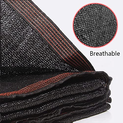 Shade Cloth Black UV Resistant Sunshade Net, Protection Shade Mesh Tarp, 85% Shading Rate for Greenhouse Balcony Car Patio