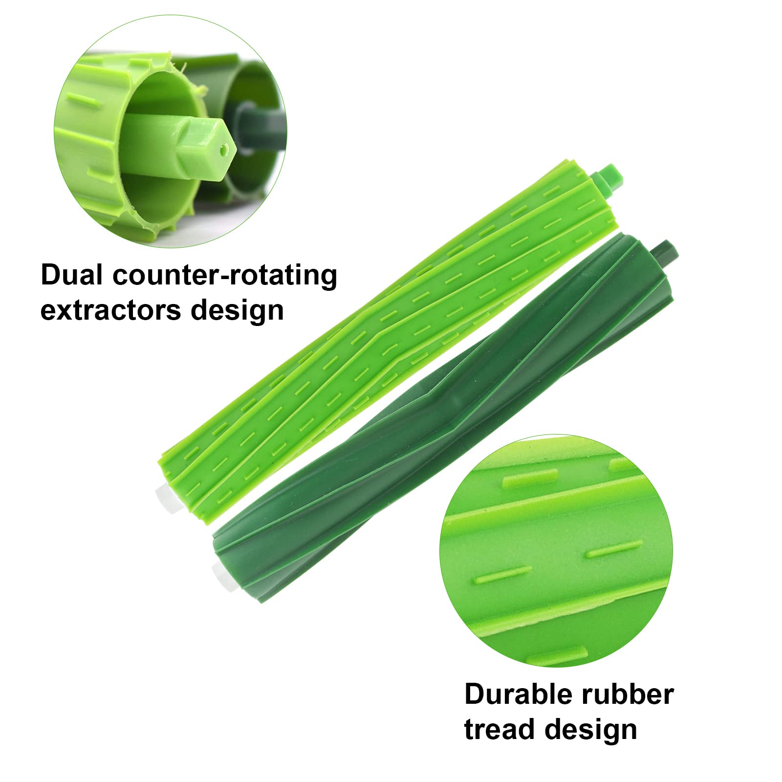 Kit 6 Spazzole Per IRobot Roomba I7 E Serie E - Ricambio Per Aspirapolvere Robot