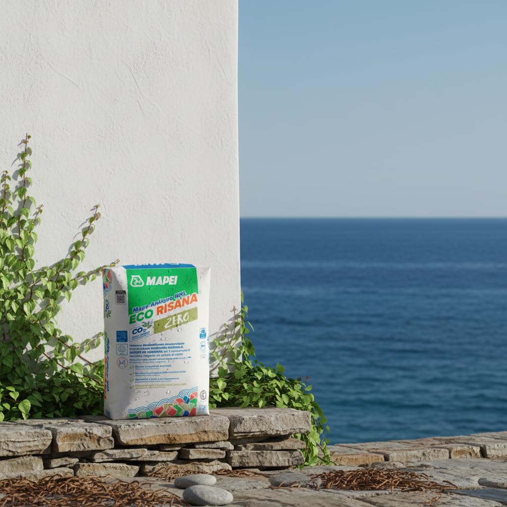 MAPEI Intonaco Deumidificante a Base di Calce Idraulica Naturale, Traspirante, per Risanamento Murature, Mape Antique NHL Eco Risana 20 kg (6)