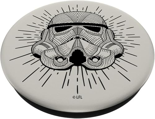 Miniatura 2 de Star Wars Storm Trooper Casco Line Art PopSockets Grip y soporte para teléfonos y tabletas