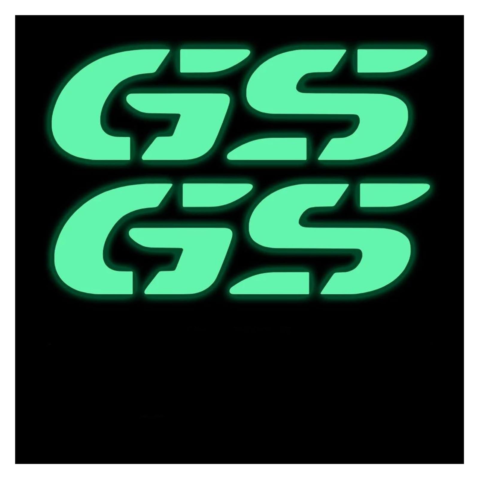 for F650GS F700GS F750GS F800GS F850GS F900GS GS Adventure Motorcycle Glow Sticker Waterproof Decal(Fluorescence,2cm*12cm)